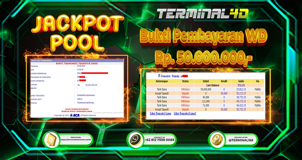 LINK TERMINAL4D LOGIN ALTERNATIF HANYA DISINI – BUKTI PEMBAYARAN WD