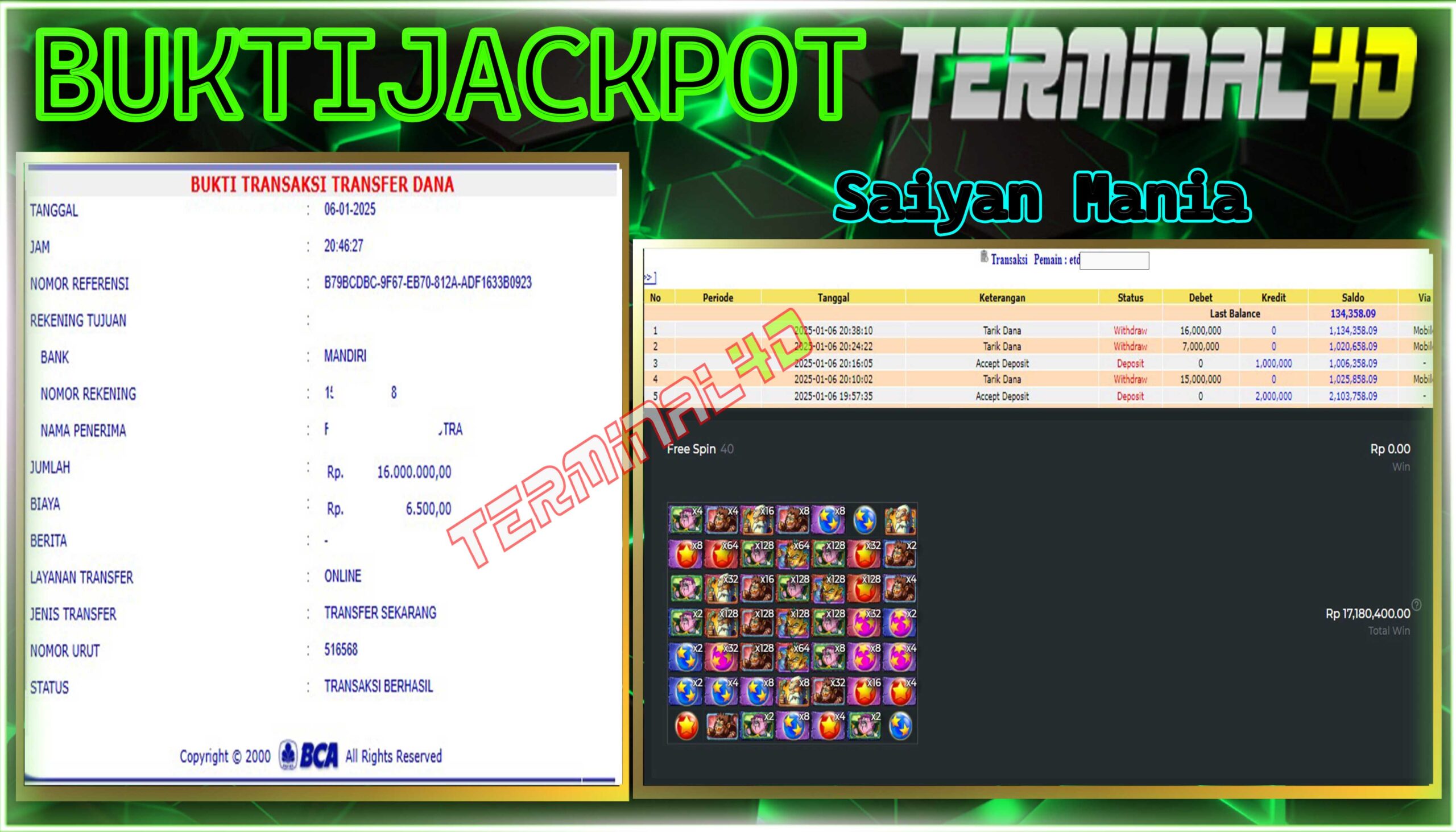 WD 16juta Gacor Slot Saiyan Mania